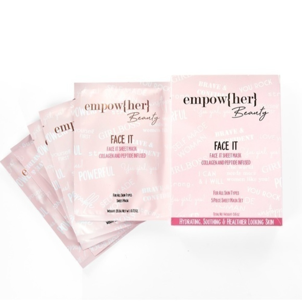 Empow{her} Beauty Face It 5-Piece Sheet Mask Set